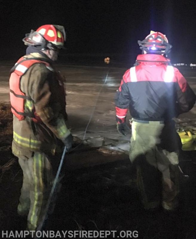 HBFD Ice Rescue training 